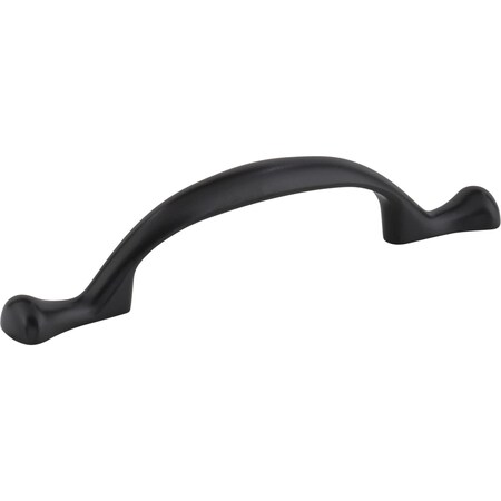 Elements 3" Center-to-Center Matte Black Merryville Cabinet Pull 897-3MB